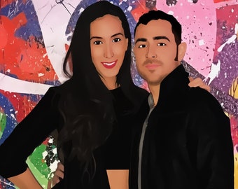Custom Portrait | Custom Portrait Illustration | Custom Portrait Print | Custom Portrait | Custom Illustration
