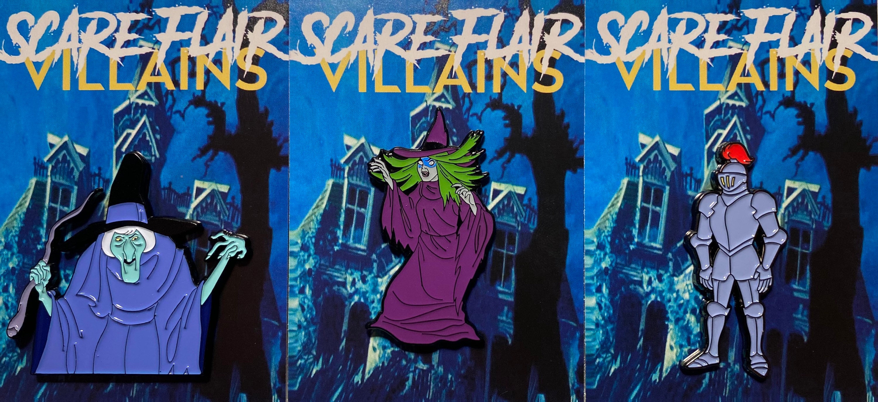 Villains Wave Eight Enamel Pins - Scooby-Doo - Which Witch + Salem Wi…