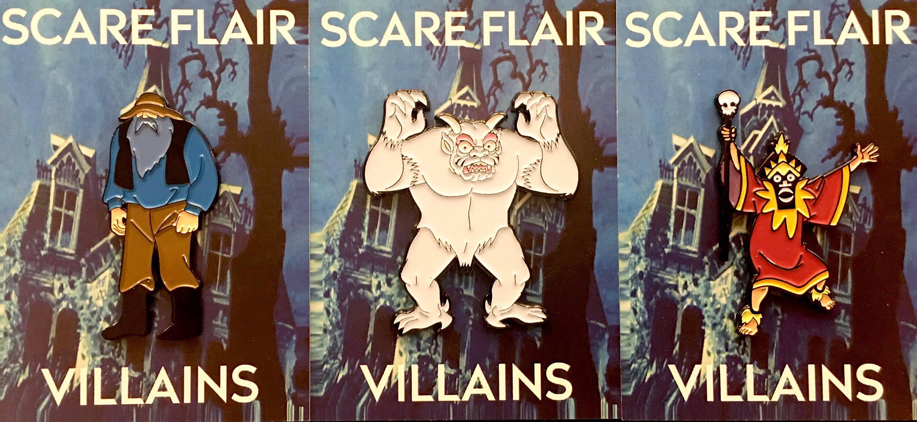 Villains Wave Five Enamel Pins - Scooby-Doo - Miner Forty Niner + Wit…