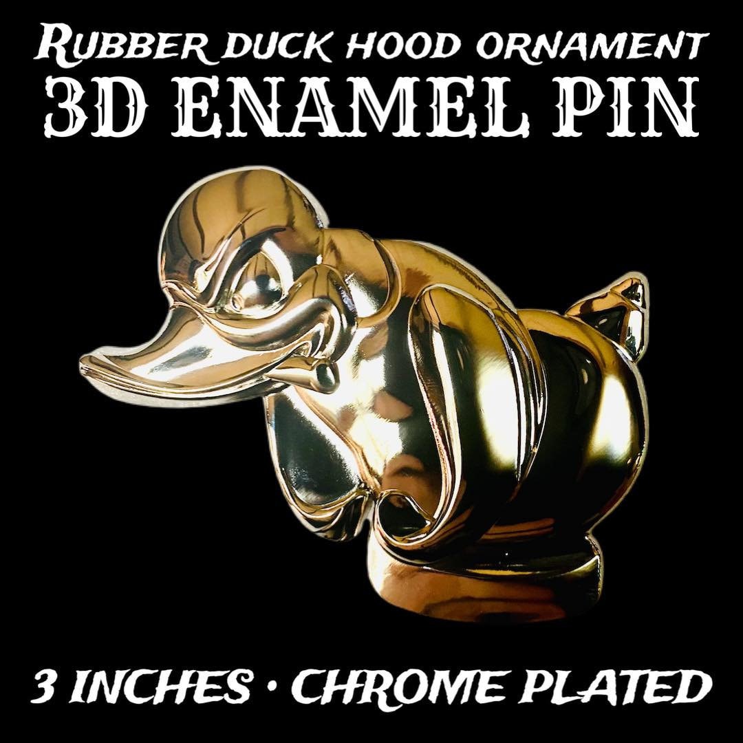ENAMEL PIN of the Death Proof Duck Hood Ornament Convoy Quentin