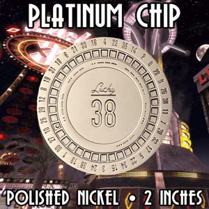 Fallout CosPlay Coins - Platinum ChipNukaCade Sierra Madre Legion Denarius Aureus 3 4 76
