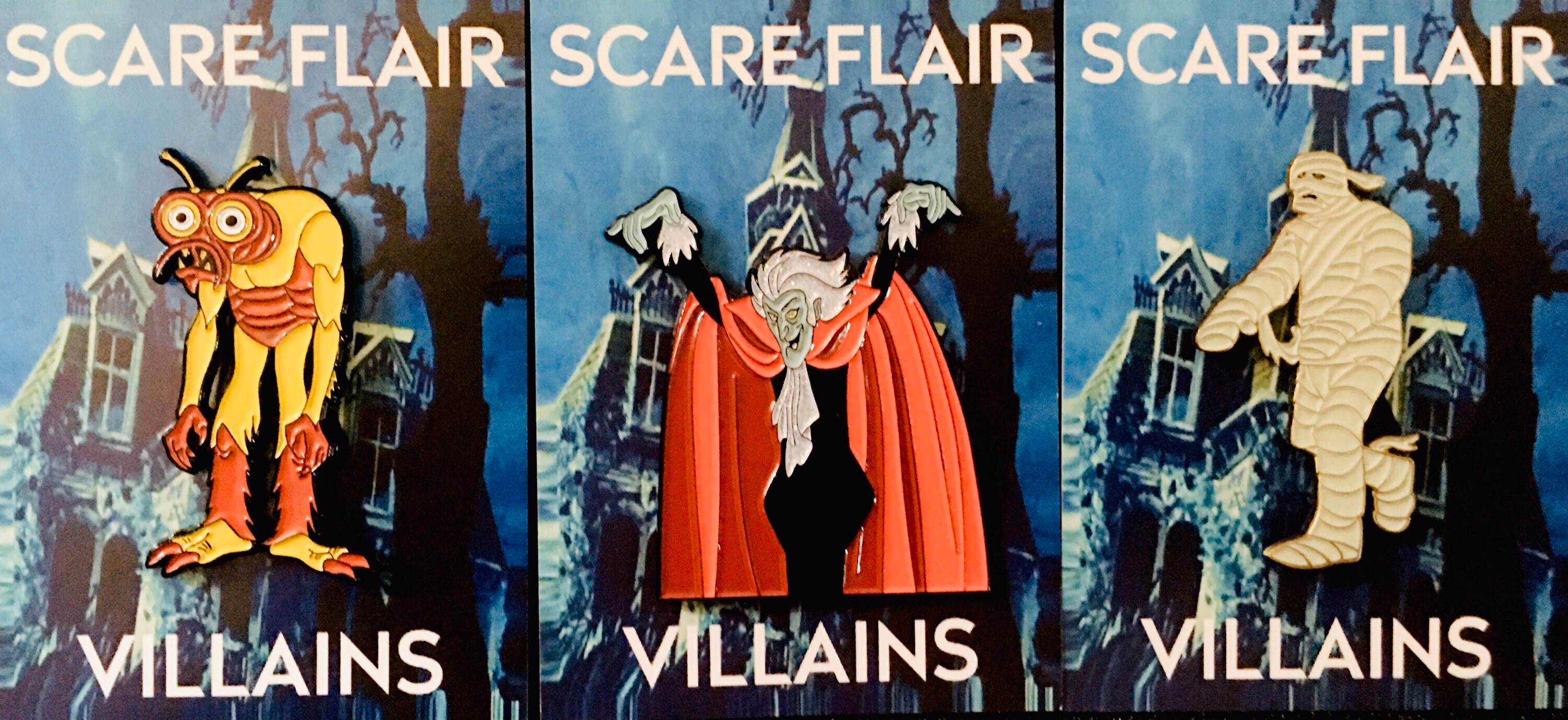Villains Wave Three Enamel Pins - Scooby-Doo - Future Monster + Ebene…