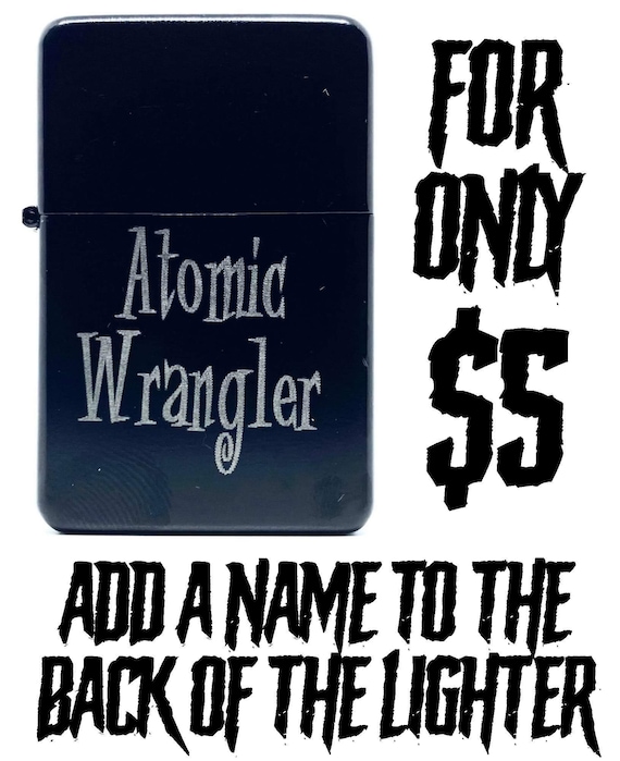 Atomic Wrangler Flip Top Lighter Fallout New Vegas - Etsy