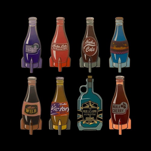 Nuka Cola Enamel Pin 2 Inches Hard Fallout 2 3 4 76 - Etsy Nuka Cola Enamel Pin 2 Inches Hard Fallout 2 3 4 76 - Etsy