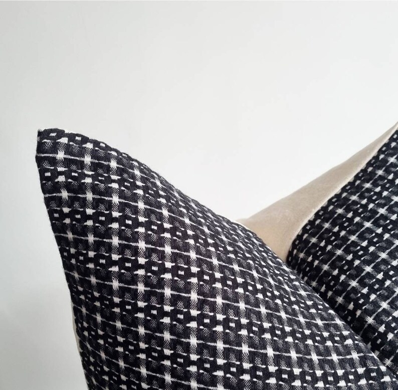 Black and White Cushion Cover Etsy UK