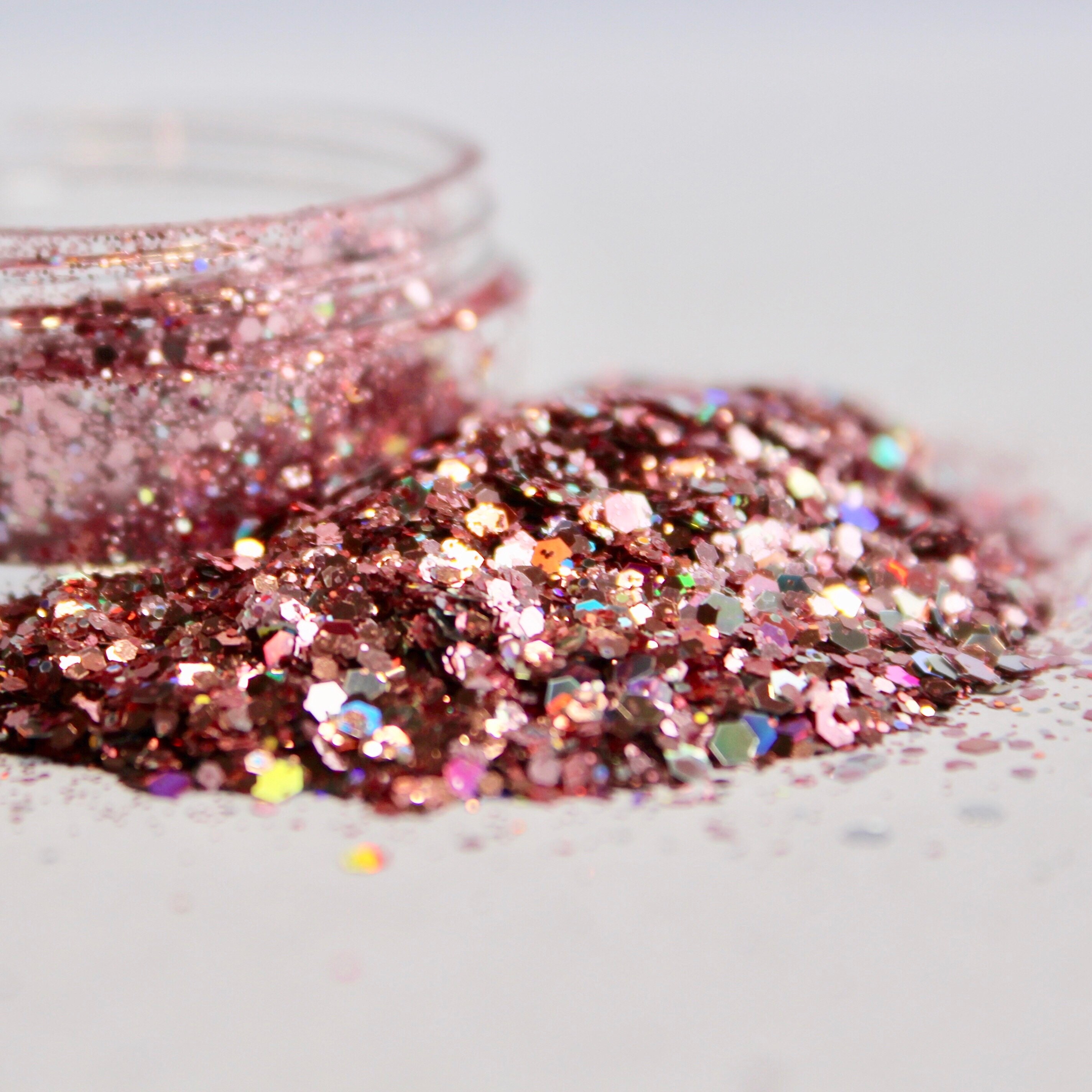 Pink Chunky Glitter Chunky Glitter Mix Polyester Glitter Etsy