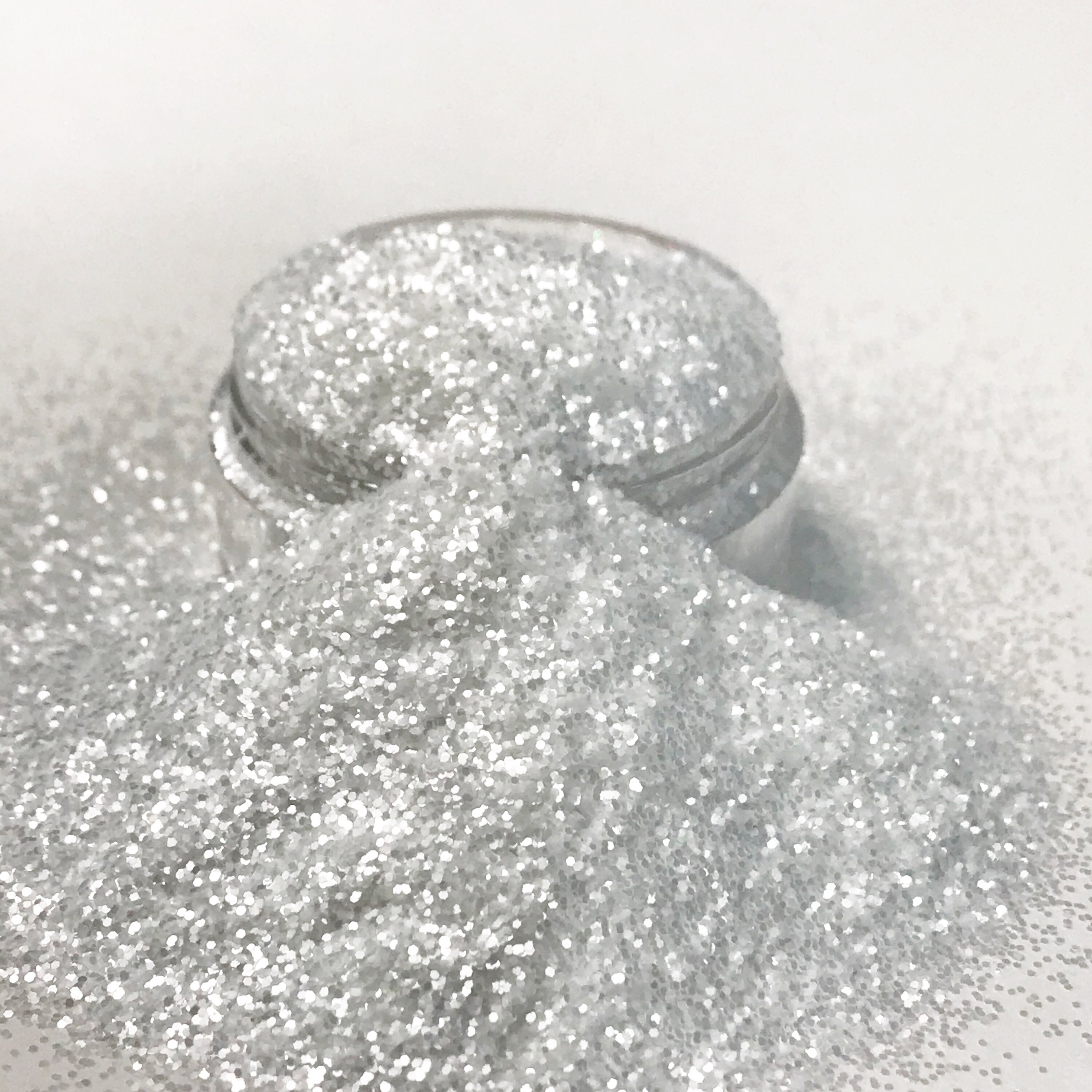 White Glitter Fine Glitter Polyester Glitter Glitter For Etsy