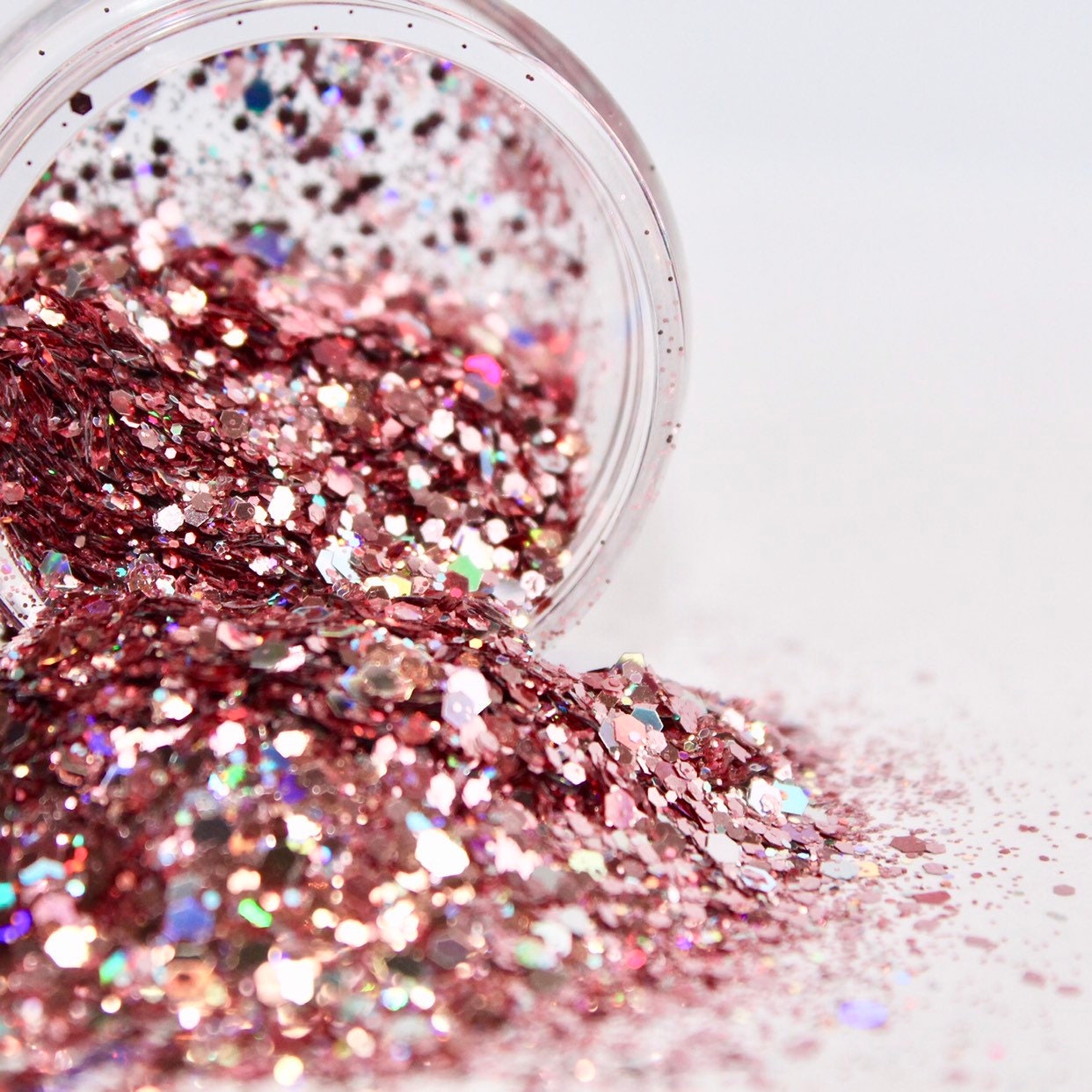 Pink Chunky Glitter Chunky Glitter Mix Polyester Glitter Etsy
