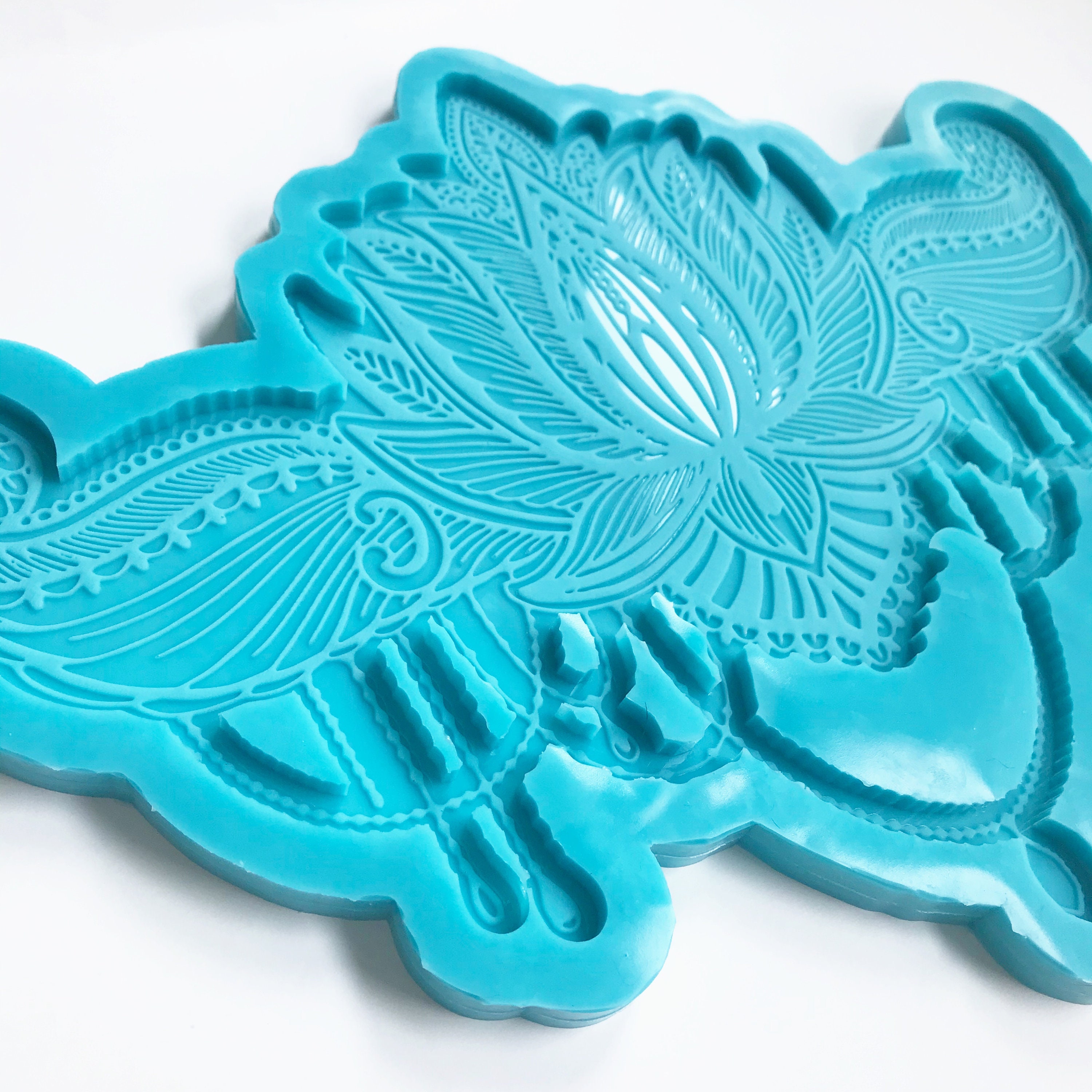 Silicone Mold Lotus Flower Large Lotus Flower Resin Mold Etsy