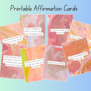 Christian Affirmation Cards for Women