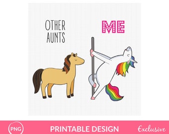 Download Unicorn Aunt Svg Etsy