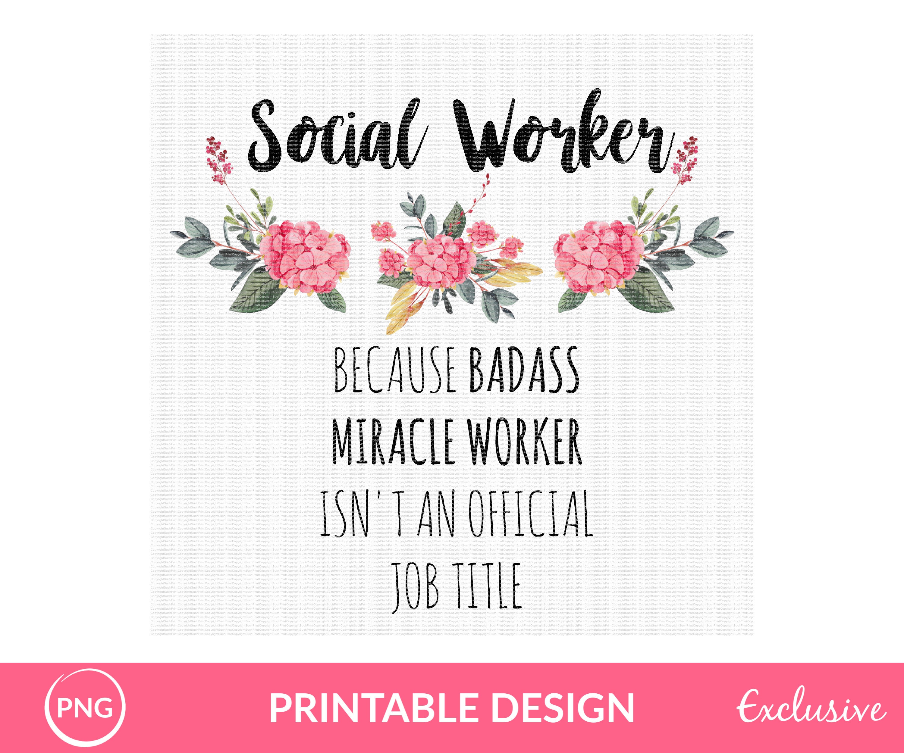 Social Worker Png Social Worker Appreciation Printable | Etsy