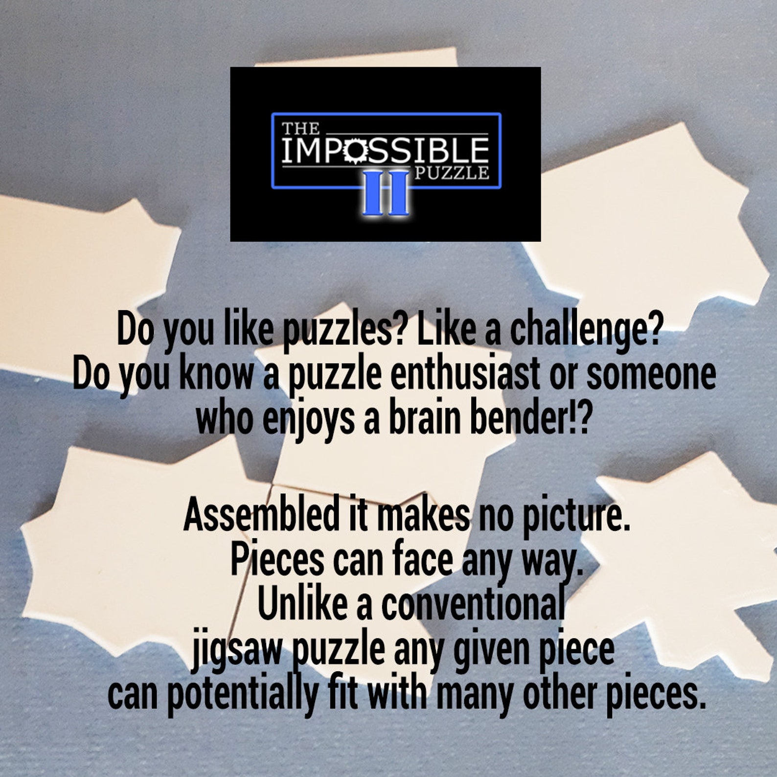 The IMPOSSIBLE Puzzle II / Jigsaw Puzzles / Puzzles for Etsy