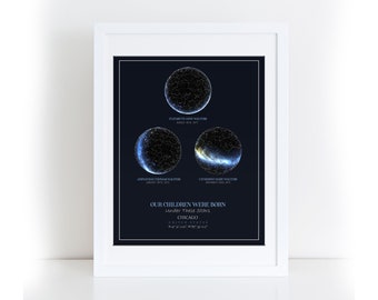 Unique Gift | Custom Star Chart | Anniversary Gift | Unique Wedding Gift | Gift for Him | Mothers Day 2024 | Gifts for Mom