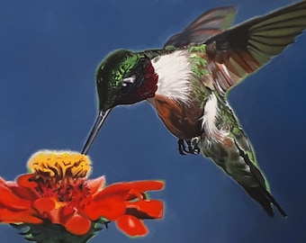 Hummingbird Print | Fine Art Prints | Art Prints | Home Decor | Wall Art | Office Decor | Bird Art | Gifts for Mom