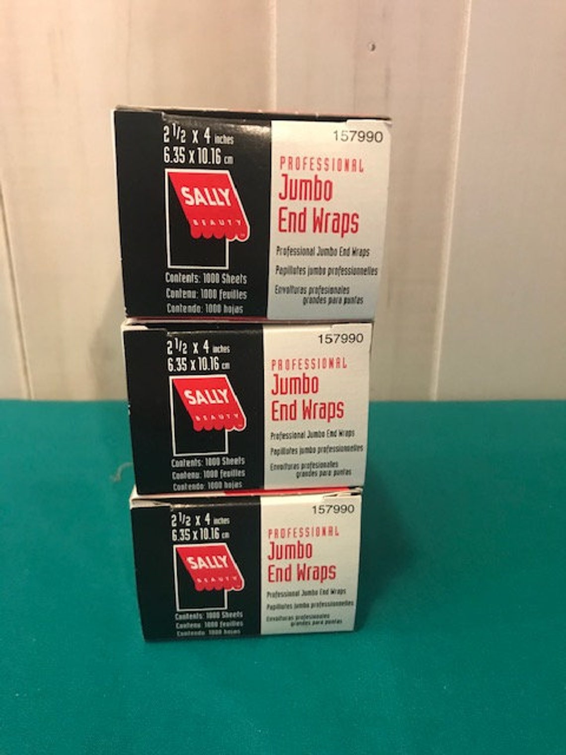 Sally Beauty Jumbo Perm End Wraps 3 Boxes 3000 Papers Etsy