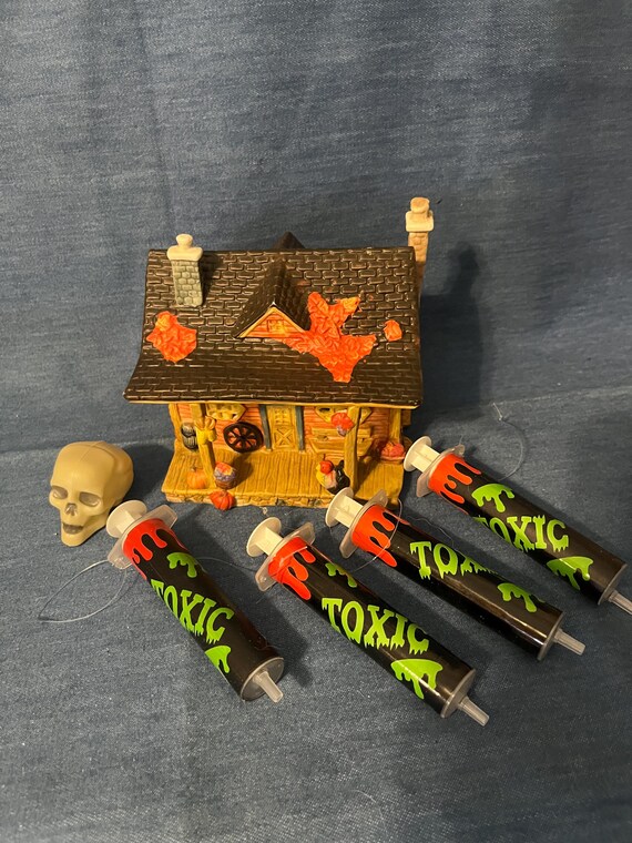 Handcrafted Spooky Halloween Tree Ornaments - Unique Eerie Decor for Festive Holiday Displays