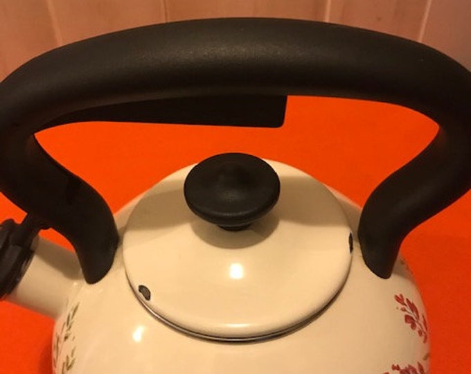 Paula Deen Signature Collection Tea Kettle, Garden & Rooster Pattern, 2