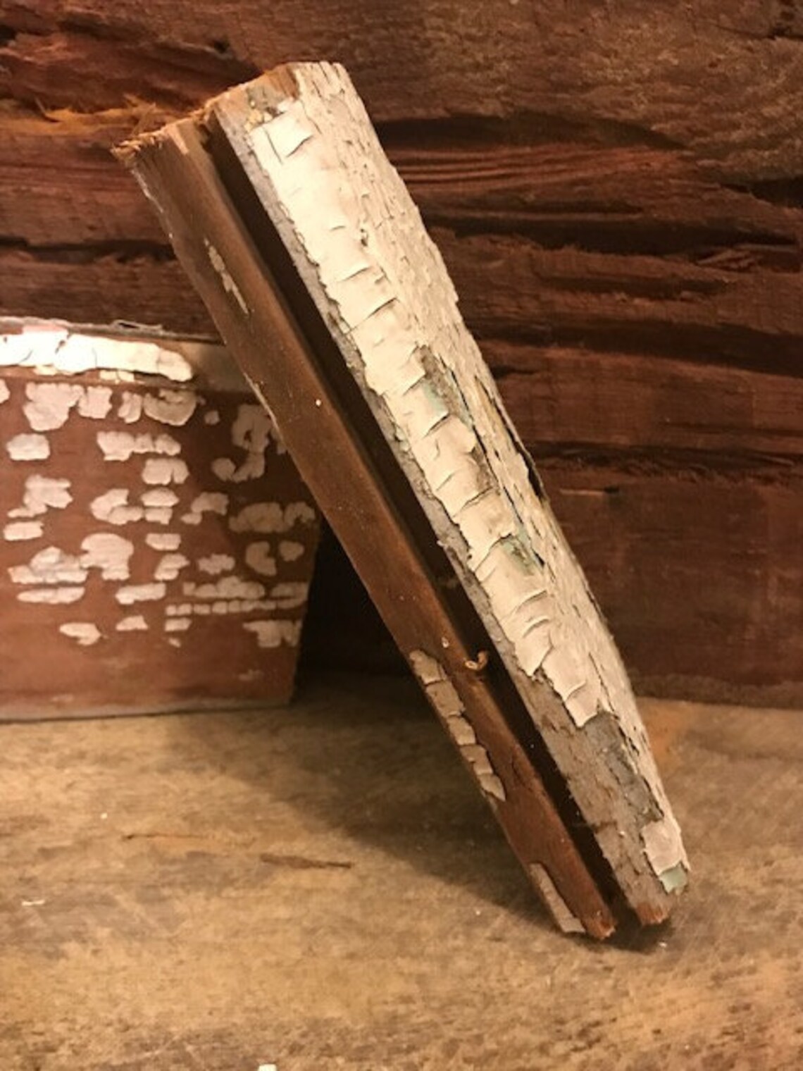 Very Very Vintage 2 Pieces of Wood Scraps Salvaged Wood Etsy