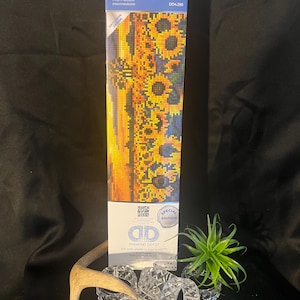 Diamond Dotz, Sunset Sunflowers, Square Diamond Painting Kit, Square Diamond Art, Diamond Dotz Sunflowers, 5D, Special Edition,