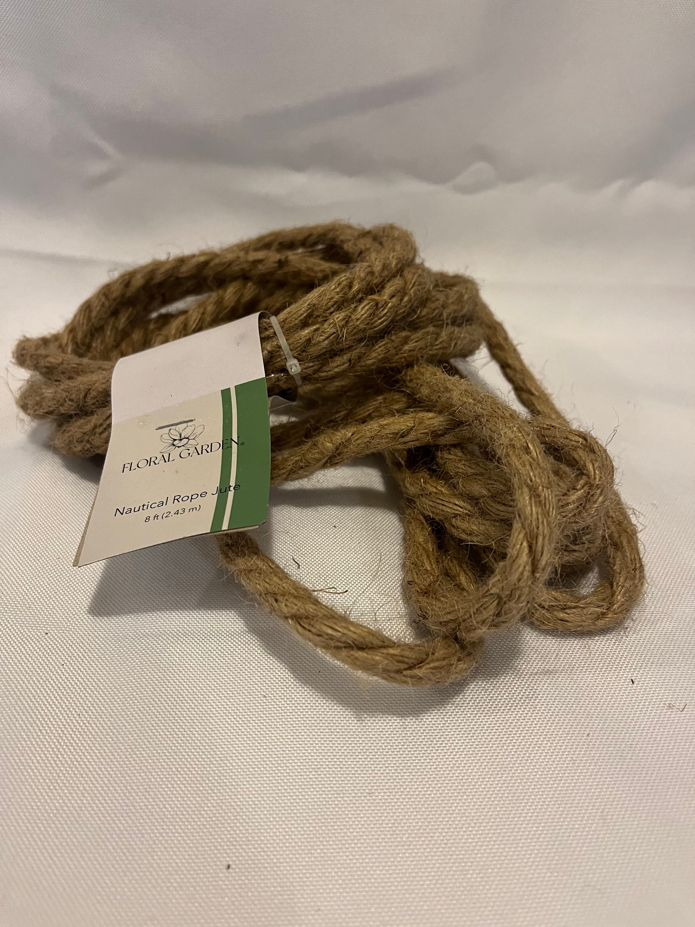 Dark blue dyed jute rope, shibari, single yarn, 6mm x 8m (26.25ft)