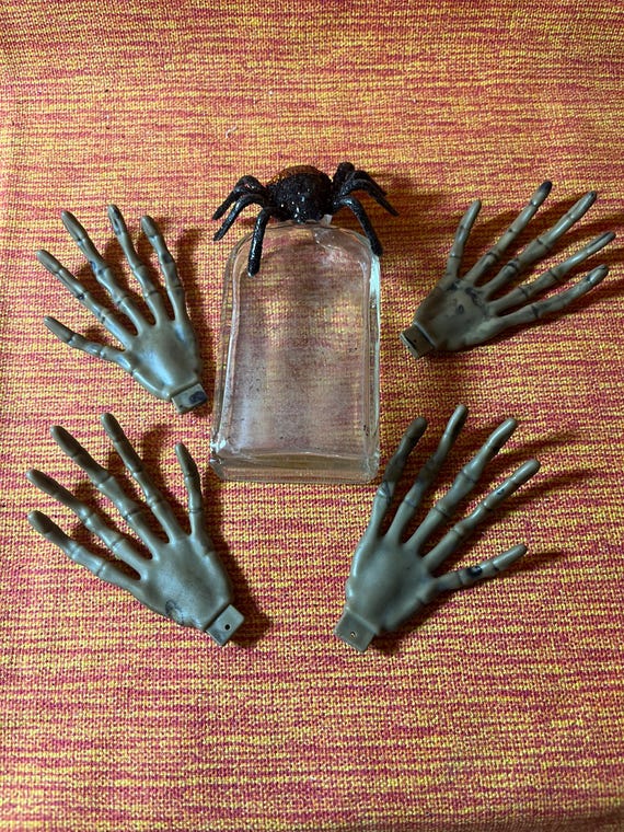 Spooky Skeleton Hand Prop for Halloween Decorations, Crafts, and Costume Accessories