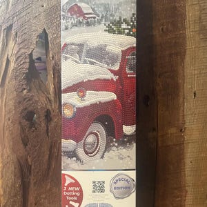 Diamond Dotz, Christmas Trees Diamond Dots, Square Diamond Painting Kit, Square Diamond Art, Diamond Dotz Ford Truck, 5D, Special Edition,