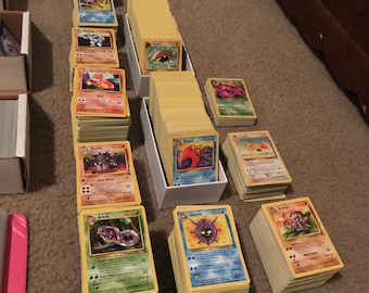 50 Lot Original Vintage Rare Pokemon Cards 1st Editions WOTC Ships Fast -  Etsy