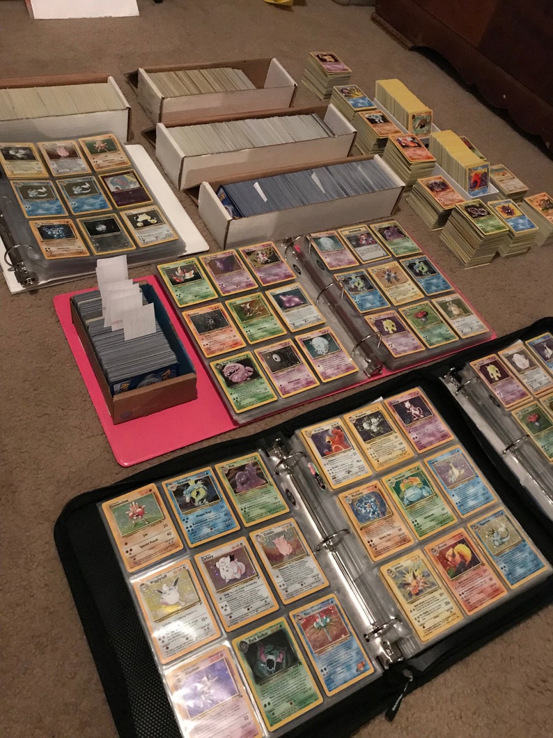 50 Lot Original Rare 1st Edition Pokemon Cards GUARANTEED 3 Etsy
