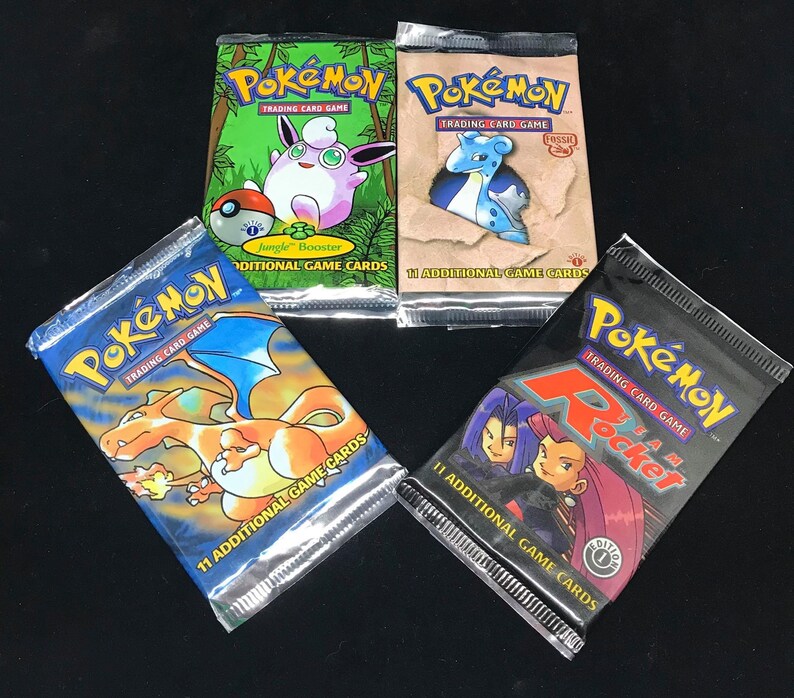 5 Pack fresh WOTC Pokémon cards Near mintmint PSA ready Etsy