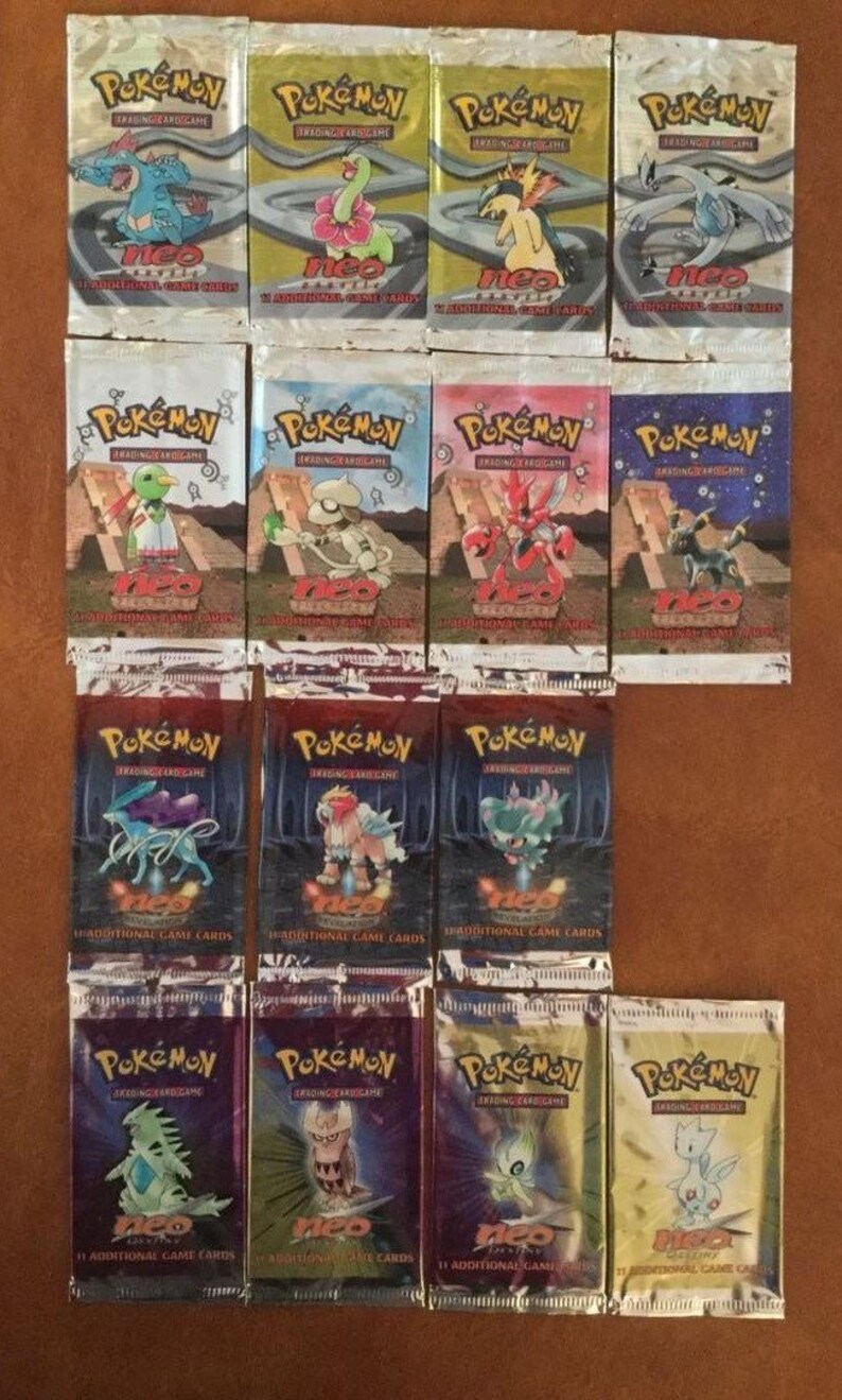 5 Pack Fresh WOTC Pokémon Cards Near Mintmint PSA Ready Common