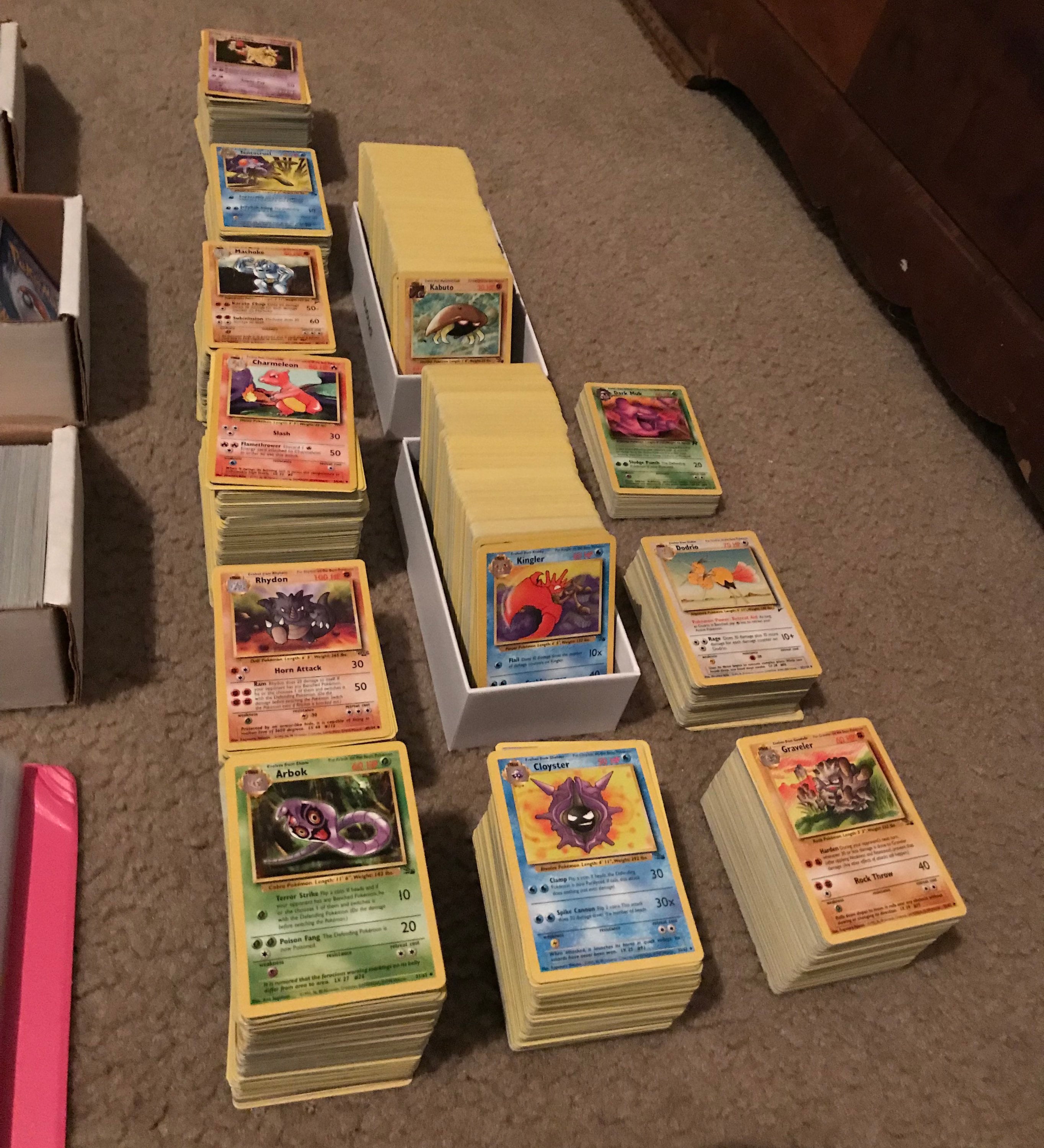 50 Card Lot Vintage WOTC 1999 Pokemon Cards 1st Editions Fast