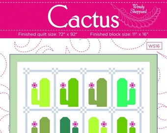 CACTUS CACTI Ohio Star Quilt Pattern PDF