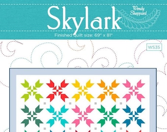 Skylark Fat Quarter Friendly - Wendy Sheppard Quilt Pattern PDF