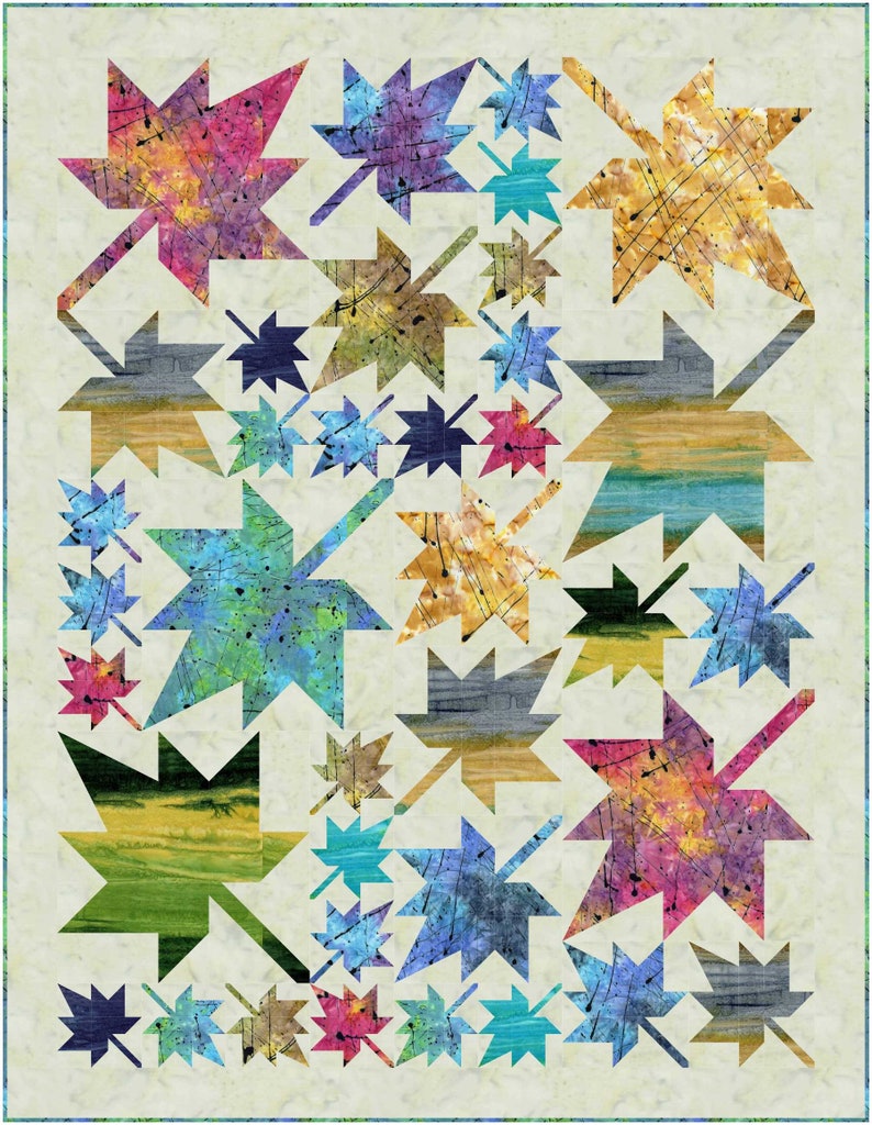 Autumn Leaves Digital PDF Pattern - Etsy