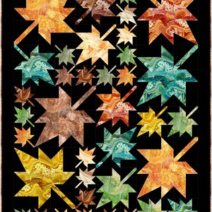 Autumn Leaves Digital PDF Pattern - Etsy