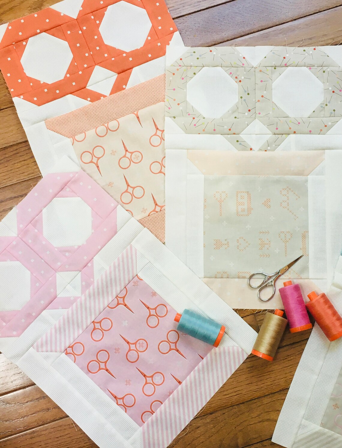 Scissors & Spools Throw Quilt Pattern PDF Layer Cake or Etsy