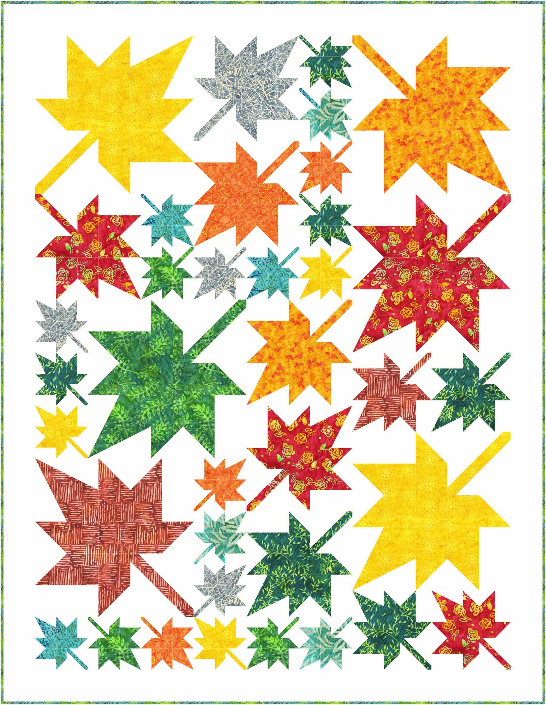 Autumn Leaves Digital PDF Pattern - Etsy
