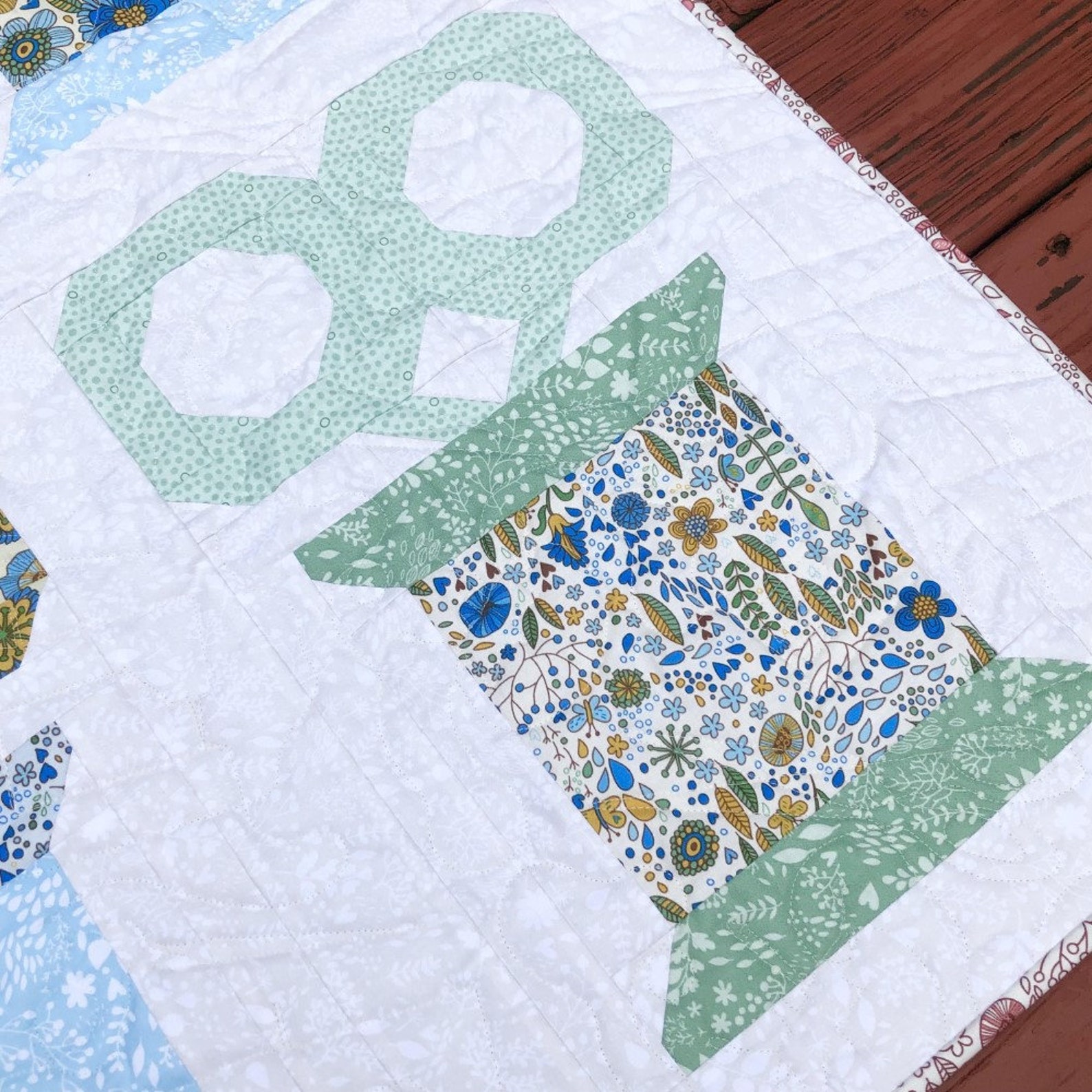 Scissors & Spools Throw Quilt Pattern PDF Layer Cake or Etsy