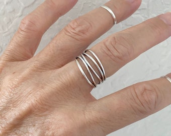 Silver Wrapped Rings