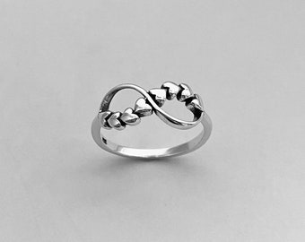 Ring Silver Heart | Etsy