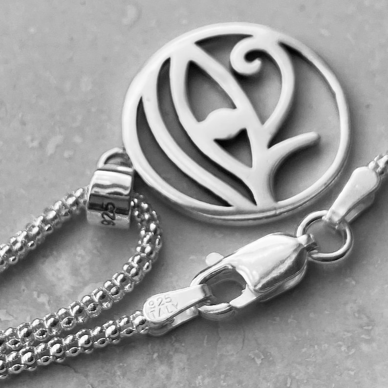 Silver Necklace Sterling Silver Eye of Horus Necklace Ra Eye Necklace Religious Necklace
