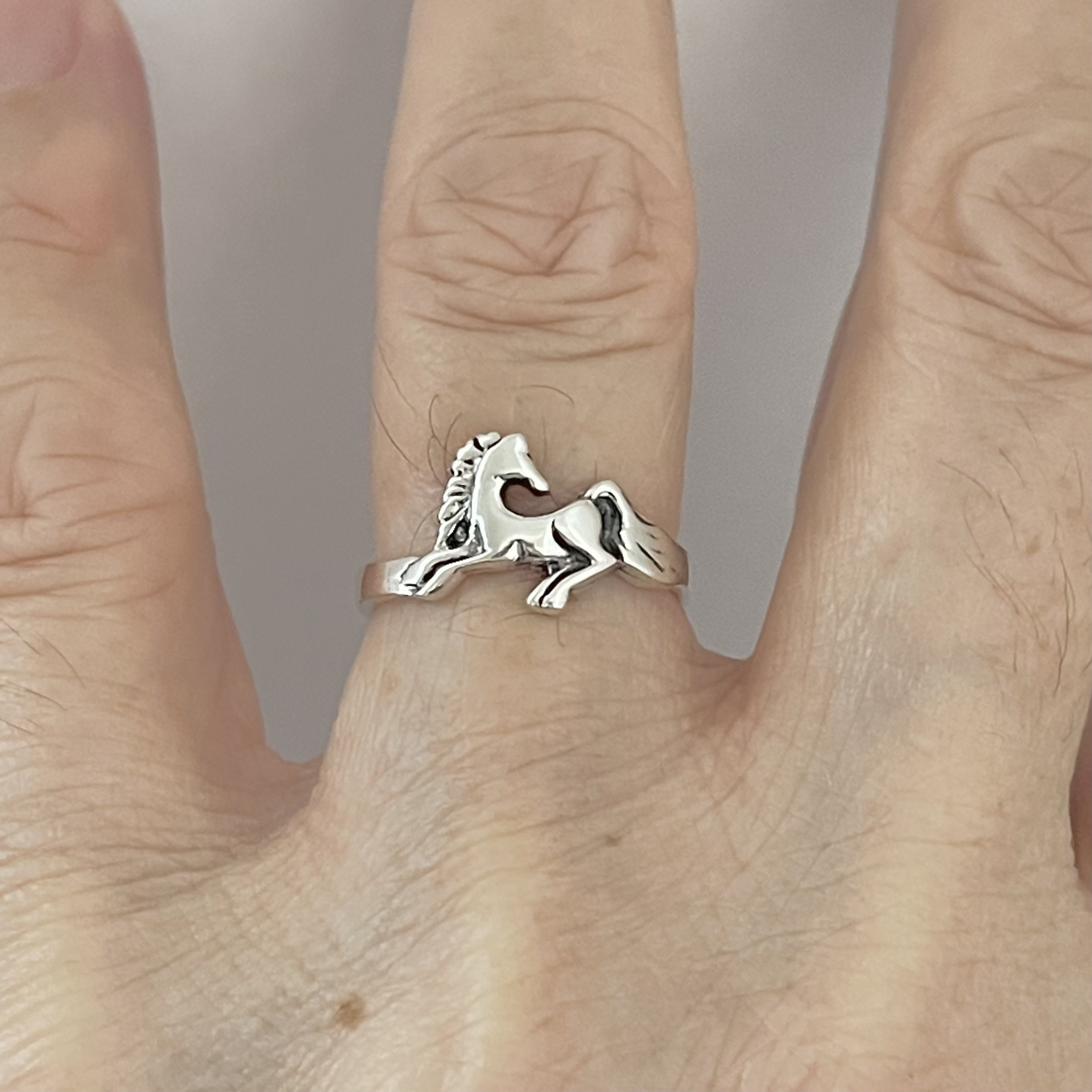 Good Fortune Horseshoe Signet Ring- Gold or Silver - Glamrocks