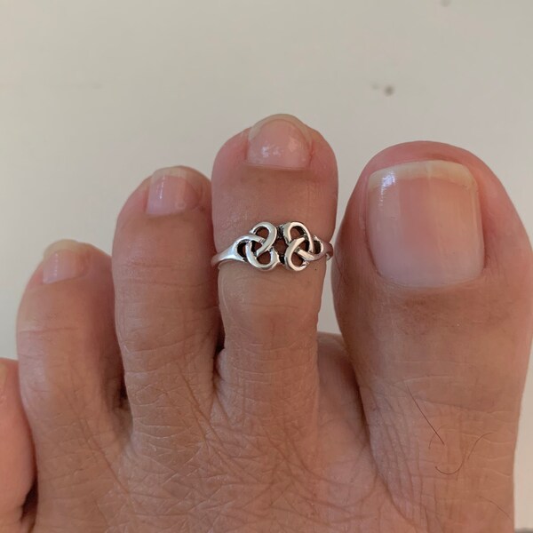 Double Toe Rings Etsy