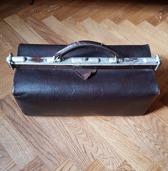 1920s-30s Doctors bag, unisex!