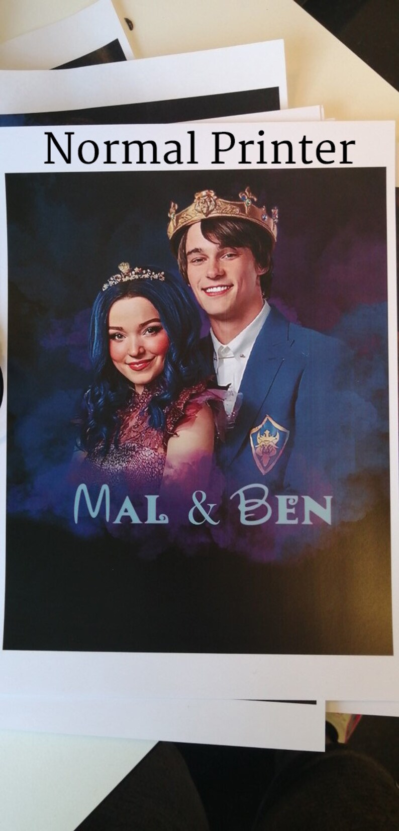 Disney Zombies 2 Zed and Addison poster/background Digital | Etsy