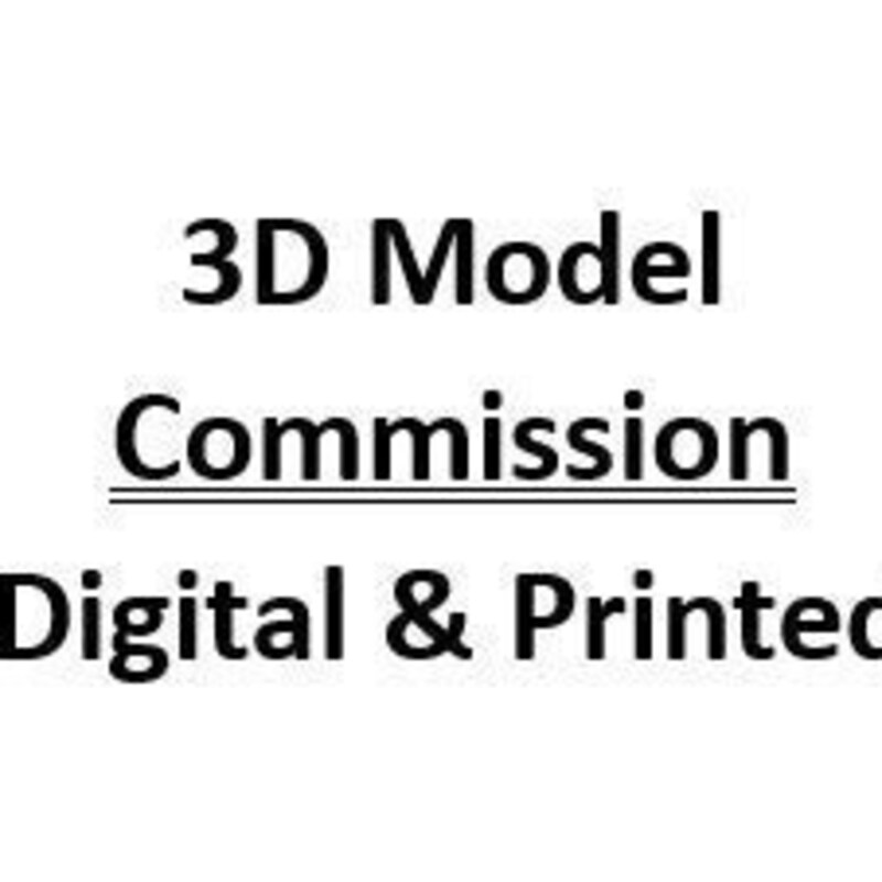 3d Model Commission - Etsy
