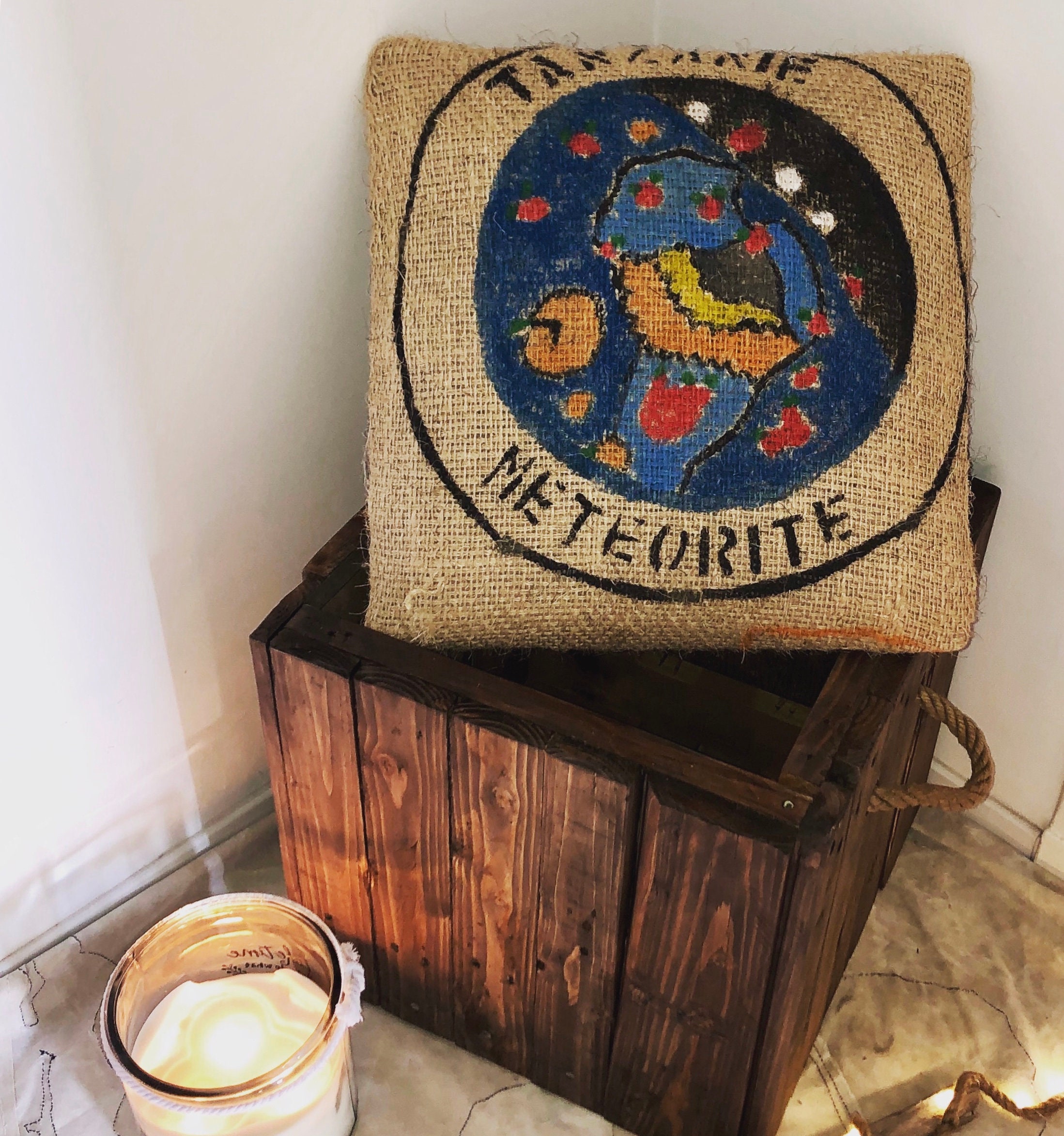 Coffre de Rangement Pouf