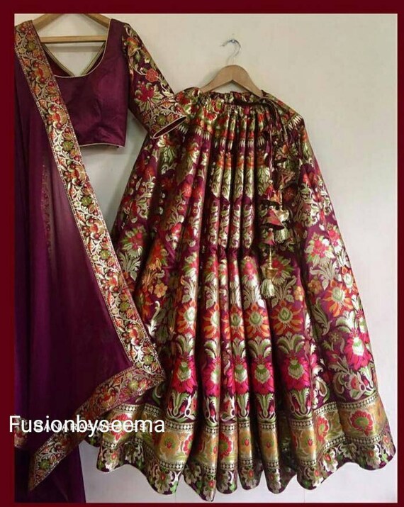 banarasi brocade lehenga online