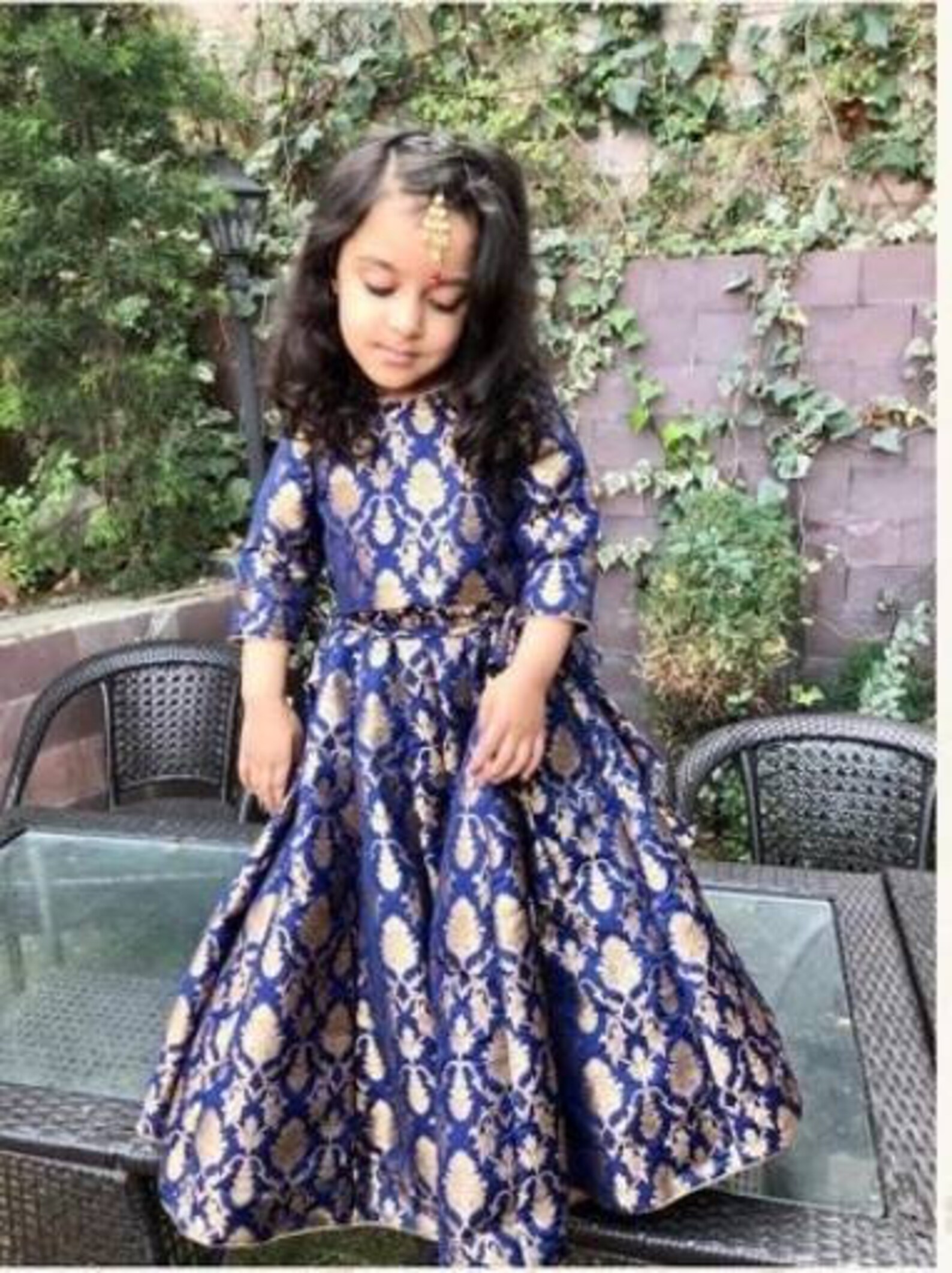 mom and daughter matching lehenga